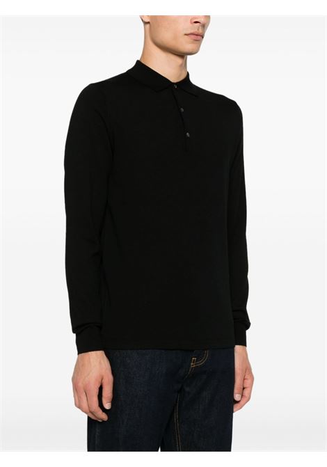 polo knitwear man black ASPESI | M197 V10801241